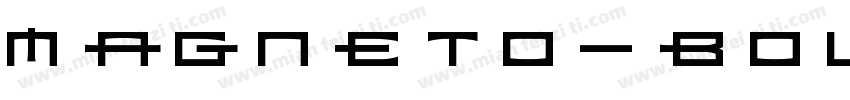 Magneto-BoldA 字体字体转换